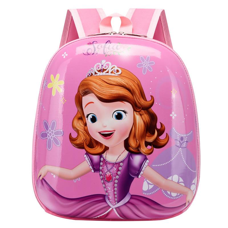 Cartoon Car Cute Printed Backpack Children Backpack Suitable For Outing School