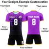 Custom Soccer Jersey Set Personalized Team Uniforms Quick Dry Sportswear for Youth and Adults with and Number