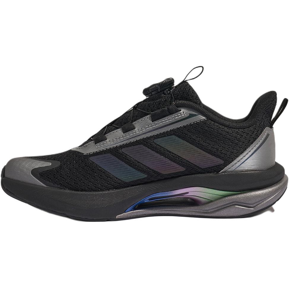 Adidas Lightdart Habu Slip Resistant Low Top Running Shoes Black Kids' Sneakers KJ7913