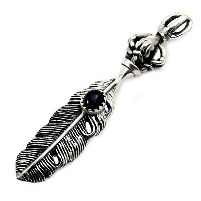 [STERLING SILVER 925] Silver Native American Pendant for Men and Women AMTHGTO-041