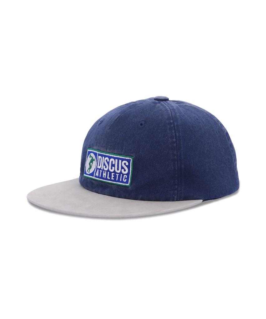 DISCUS ATHLETIC Logo 5-Panel Cap Two-Tone Navy