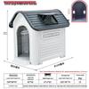 All-Season Waterproof Outdoor Dog House for Small To Large Dogs