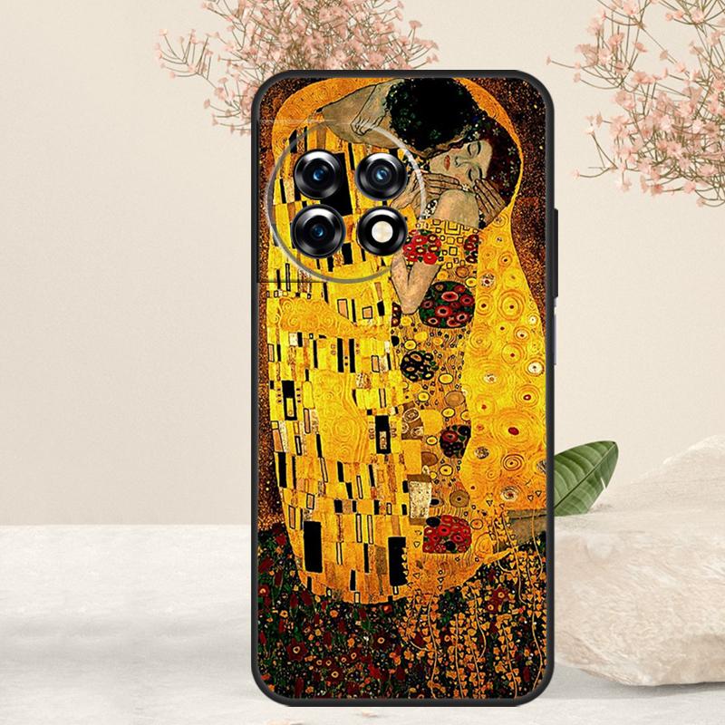 Starry Night Klimt Kiss Case For OnePlus 15 13 12 11 13T 13R 12R 15R 10T 8T 10 Pro Nord 5 CE 4 3 2 Lite N20 N30 Cover