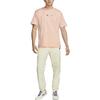 Nike T Shirts Men's Orange Pink Crew Neck Moderate Straight Fit DQ1859-800