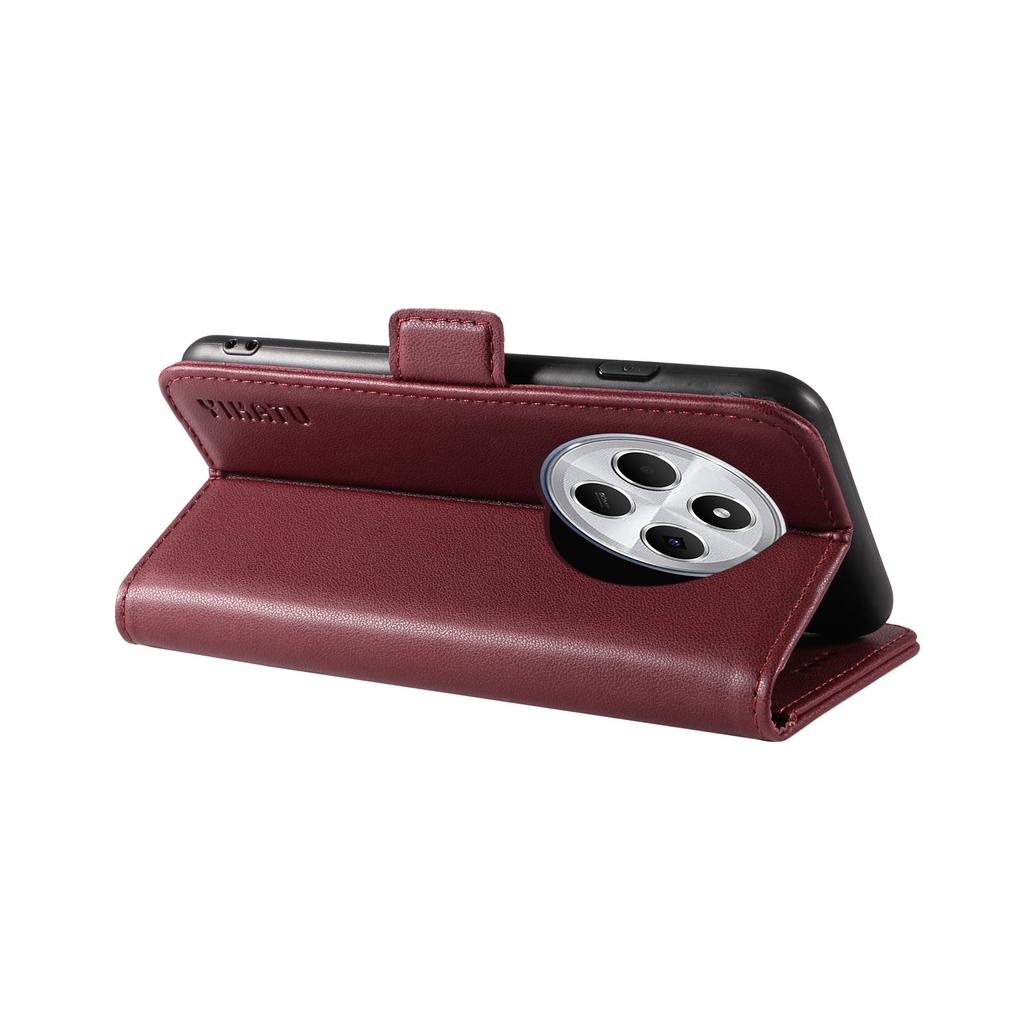 YIKATU YK-003 For Xiaomi Poco C75 4G/Redmi 14R 5G/14C 4G Case Wallet Stand Leather Phone Cover Side Buckle