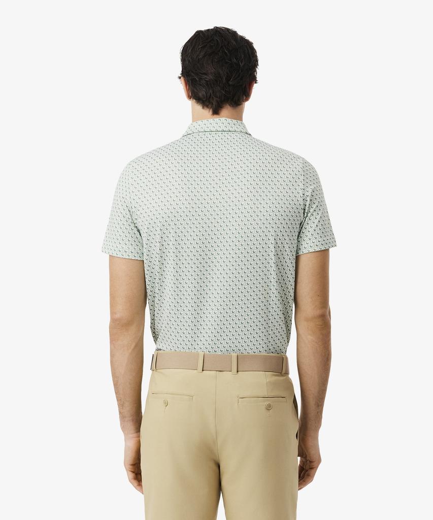 LACOSTE Men'S Golf Aop Short Sleeve Polo Shirt Dh4825-56G X0N