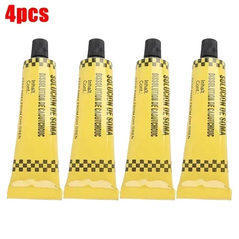 DIY Tire Repair Tool Kit Car Emergency Tire Repair Kit Rubber Strip Nails Puncture Plug Adhesive Motorcycle And Car Repair Parts