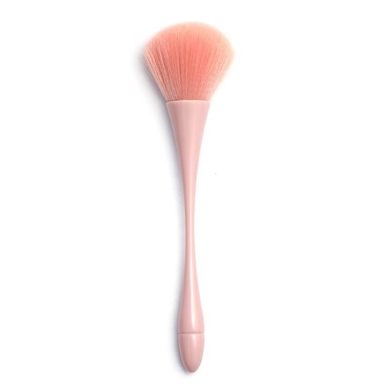 Fluffy Soft Bristle Nail Art & Makeup Brush - Long Handle Small Waist Design