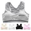 Racerback sports-BH for kvinner Sømløs polstret støtte-BH High Impact treningsbralett for yoga løping trening fitness
