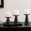 Nordic Metal Candle Holders 3pcs Valentine's Day Wedding Candle Holder Desktop Decoration Christmas Room Decoration Reusable
