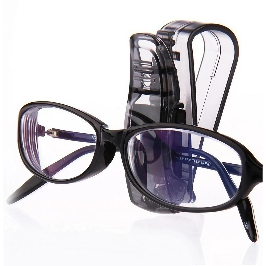 2PCS Auto Fastener Car Vehicle Sun Visor Sunglasses Eyeglasses Glasses Holder Card Ticket Pen Clip Automotive Accessories