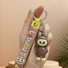 Cute Cartoon Sheep Plush Keychain Creative Overalls Doll Pendant Blind Box Style Key Chain Ornament