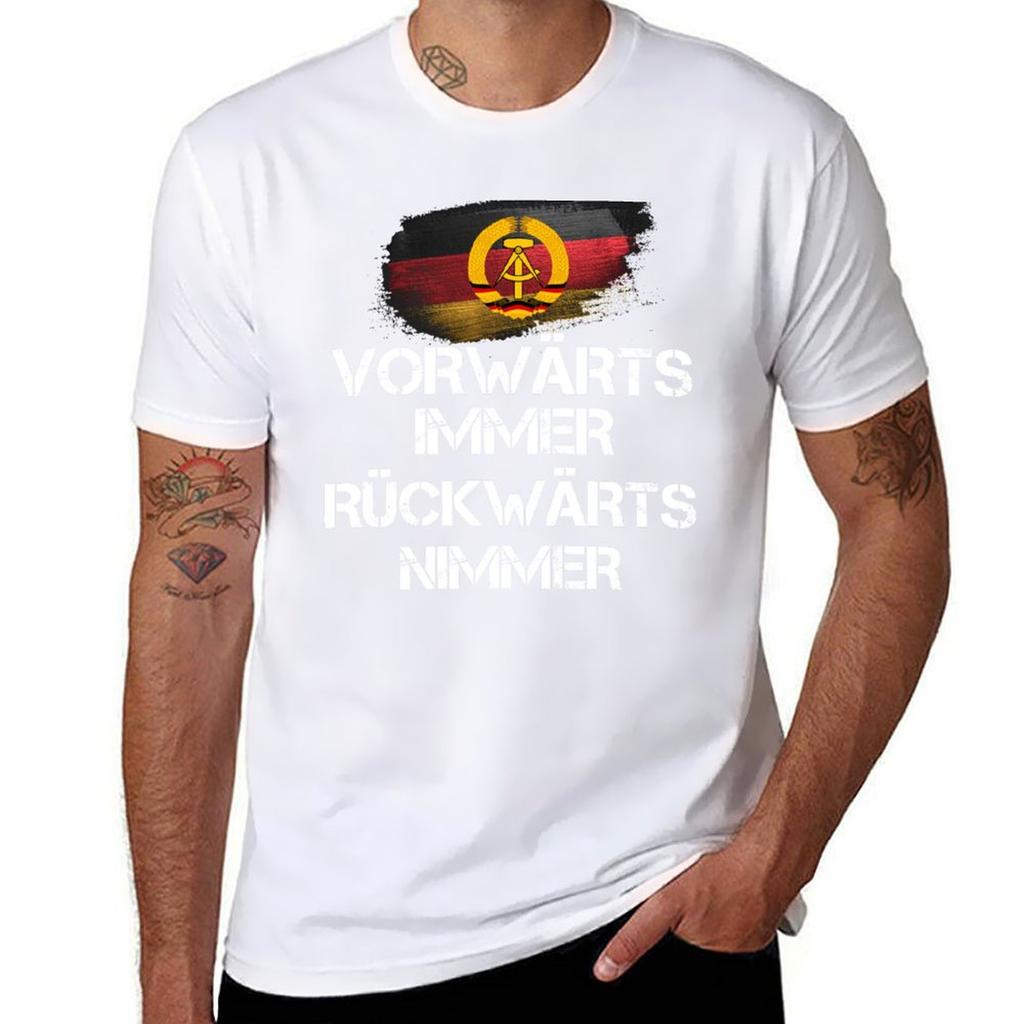 GDR Forwards never backwards TShirt Sports Casual Short Sleeve Cotton Tee