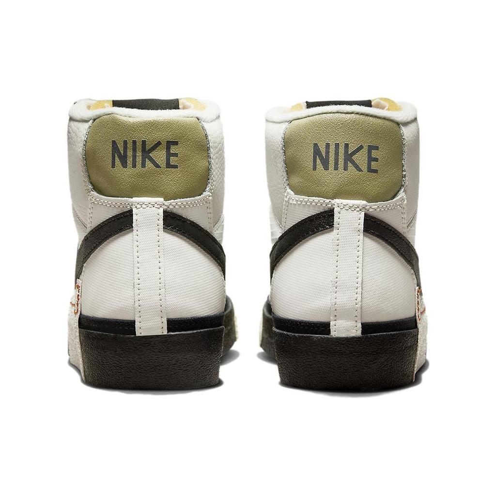 Nike Blazer Mid Pro Club Remastered - Phantom Neutral Olive Men Sneakers Cream Dark-Russet Black FB8891-002