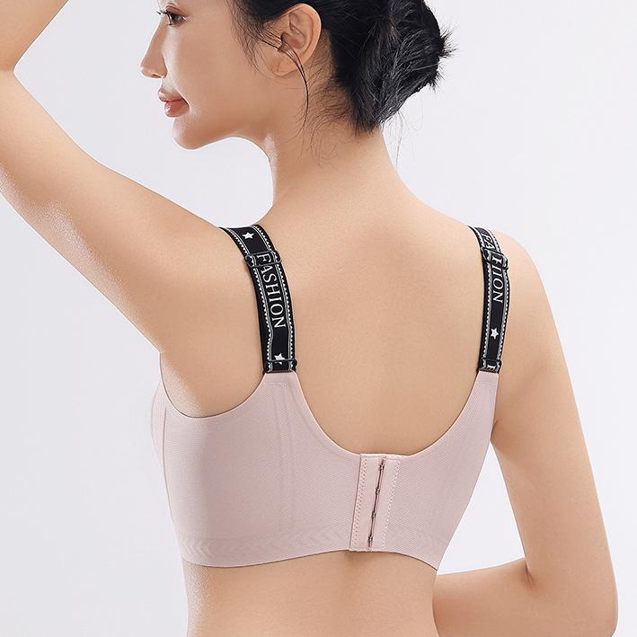 Invisible Bra Women's Anti-sagging Breast Retraction Gathering Bra Beautiful Back Thin Seamless Large-sized Underwear Push Up Bra