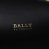Bally Shoulder Bag Black Leather Women Used