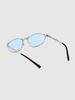 Lukadiseu Lk20 Chrome Cut City Cat-Eye Sunglasses
