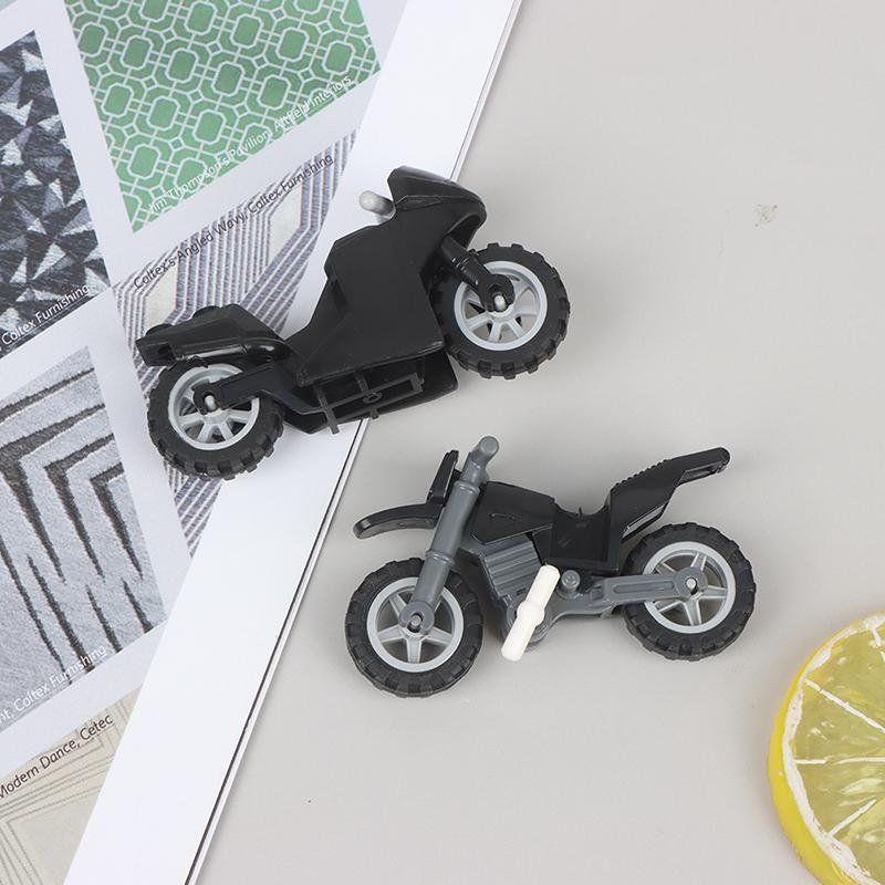 Cross-Country Motorrad Stadt Militär Figuren Baustein Ziegel Mini Spielzeug