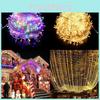 Party Led String Light With Dimmable Function 20m Waterproof For Garden And Holiday Use
