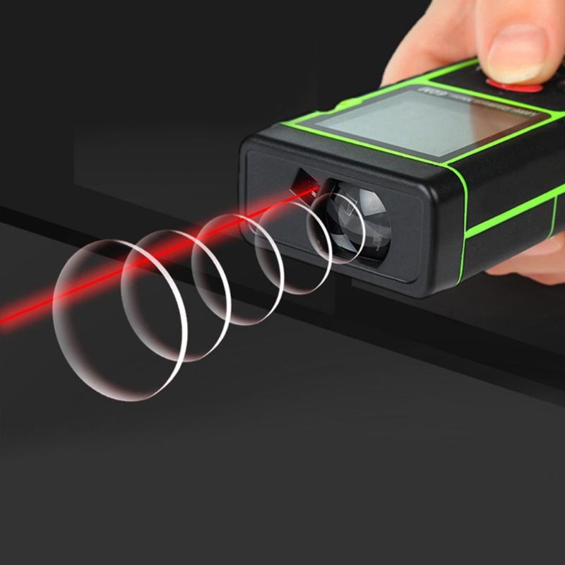 Handheld Infrared Distance Measurement Meter Tape Range Finder Extreme Accuracy ±3mm Accuracy Meter Measure Test Tool