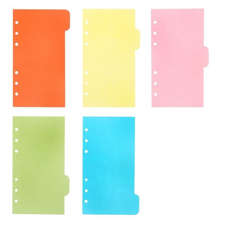 10 Pieces/Set Binders Index Dividers Bright Color Binders Index Dividers Binders Dividers Office Supplies