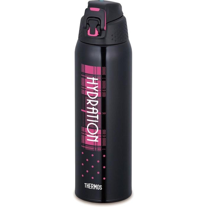 Thermos Vacuum Insulated Sports Bottle (One-Touch Open) 1.5L Pink Check FFZ-1501F P-CH 1500 ml