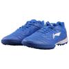Li Ning TF Turf Artificial Turf Cushioning Slip Resistant Abrasion Resistant Lightweight Soccer Shoes Men's Blue White ASTQ011-3