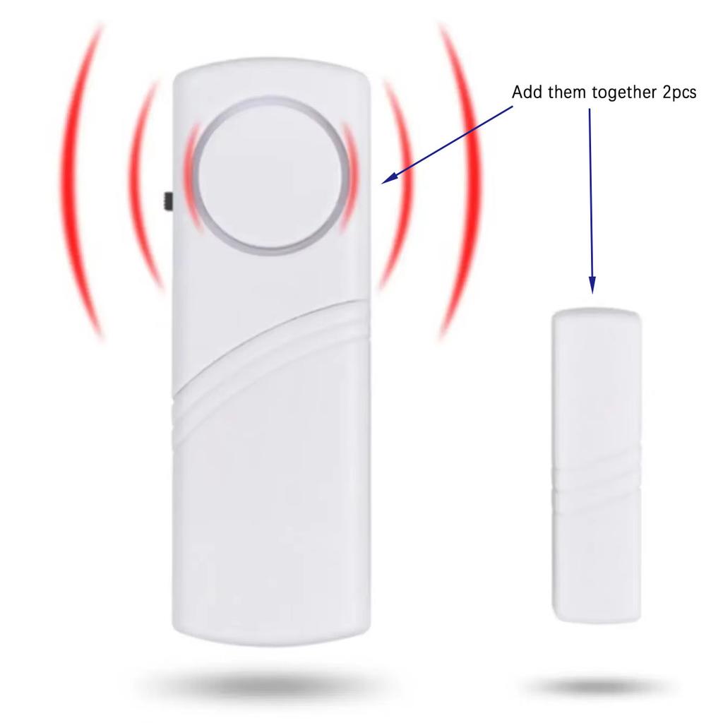 2pcs-Wireless Door Window Magnetic Sensor Alarm Detectors Home Security Alarm System