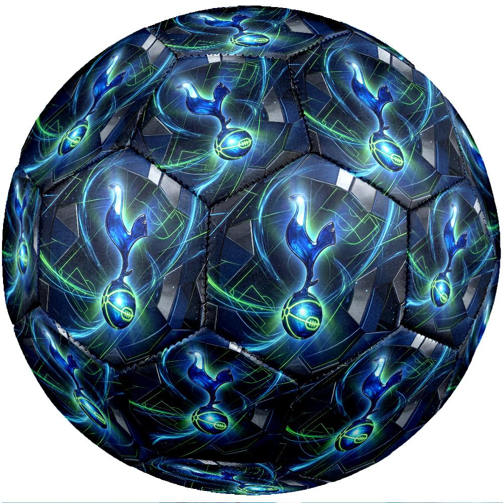 Tottenham Hotspur Theme Soccer Ball Size 5 Soccer Ball Soft Touch Professional Training Football for Outdoor Sports