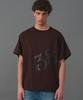 MOONSUN M.C Unisex, 38Tm Oversized T-Shirt / Brown