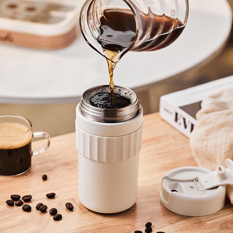 CLITON Portable Insulated Coffee Tumbler