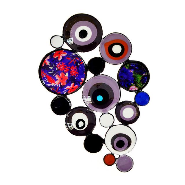 

Новое поступление, большой круг, круглые геометрические броши для женщин, 4 цвета в наличии, булавка для свитера, высокое качество