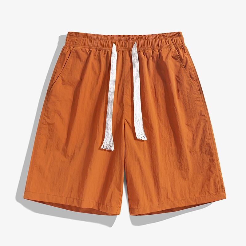 2025 Summer Beach Shorts Men Solid Casual Shorts Men Jogging Cargo Shorts Brand Male Boardshort Men Basic Solid Color Shorts