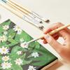 9Pcs Beginner Brush Set Nylon Hair For Canvas Watercolor Acrylic Oil Painting Artist Painting Tools Art Supplies