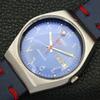 JAPAN VINTAGE SEIKO 5 AUTOMATIK 6319A HERREN ARABISCHES BLAUES ZIFFERBLATT UHR a701418-5
