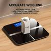 High Quality1pc High Definition Digital Scale, Max Capacity 396lbs, LED Display, Non-Rechargeable AAA Battery Powered, Plastic Material, Ultra Wide