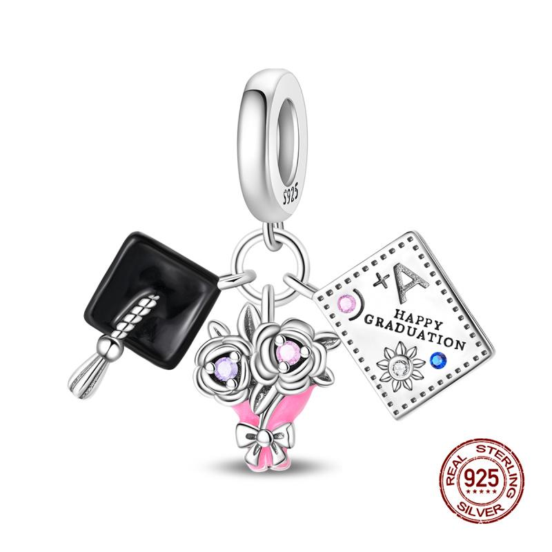 New In Original Charm Copper Poker Charms Bead Fit 3Mm Original Women Bracelet Necklace Diy Fine Jewelry Gift