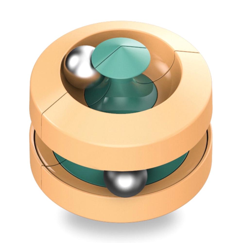 

Детский пинбол-гироскоп для снятия стресса, портативная игрушка для снятия стресса, игровой реквизит жёлтый