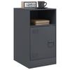 Nightstands 2 Pcs Anthracite 34.5 X 39 X 62 Cm Steel