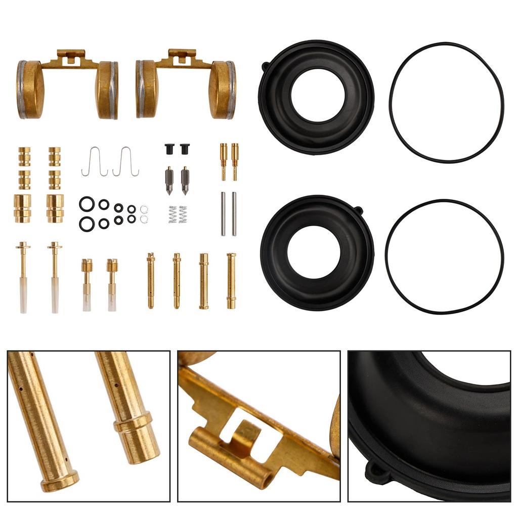 Carburetor Rebuild Repair Kit Fit for Honda CB350 1968-1972 CL350 1968-1973