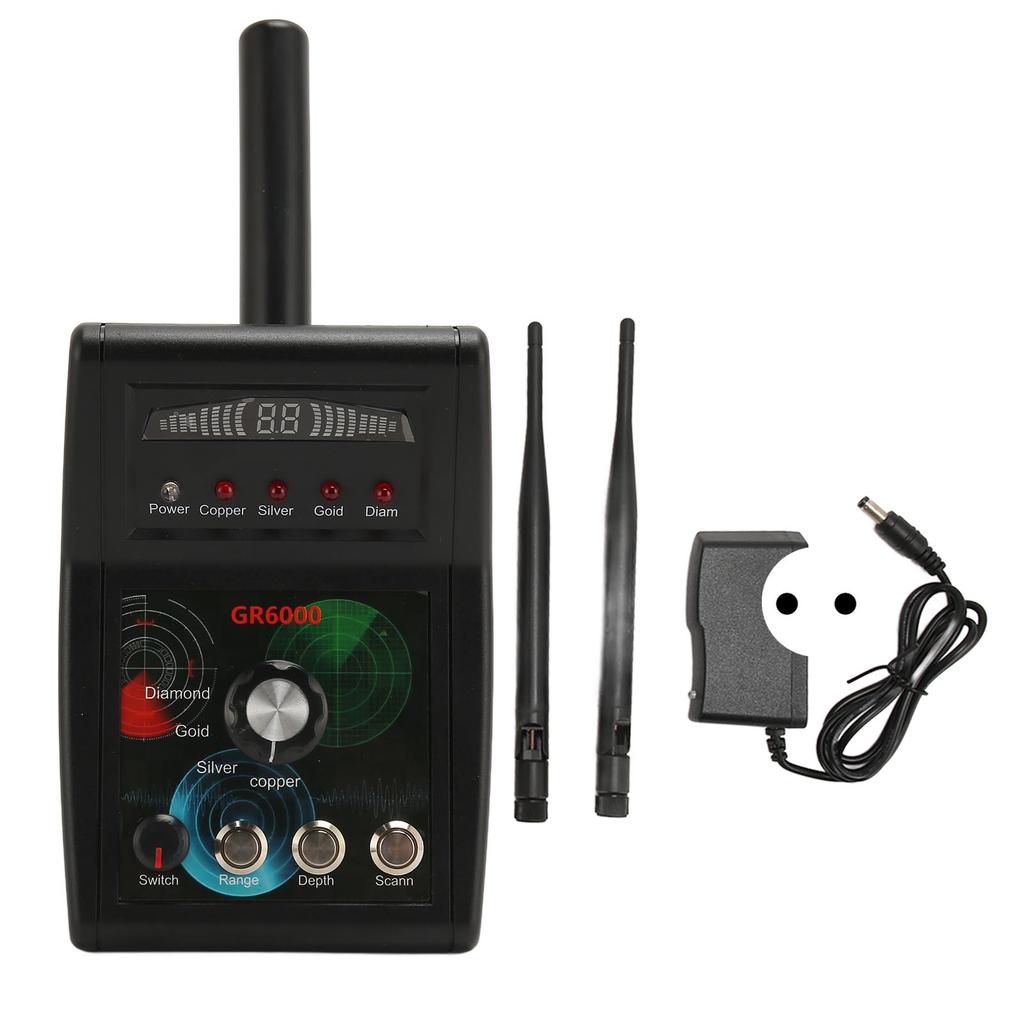Metal Detector Sensitive with Dispaly 15m Deep 1000m Range Metal Finder 100?240V for Copper Silver