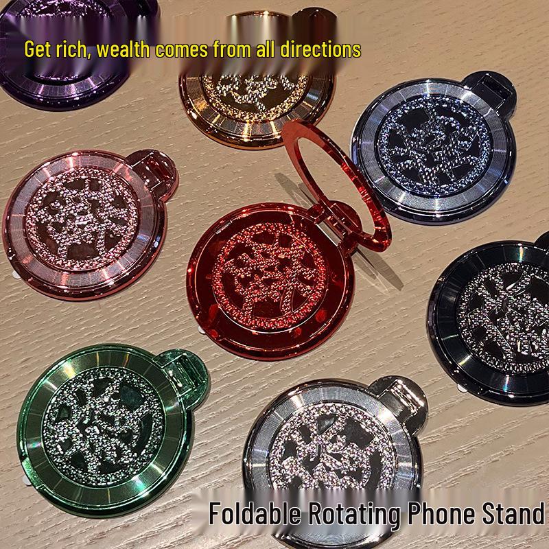 Supporto Rotante Ultra-sottile per Telefono: Supporto Multi-punto e Supporto ad Anello Portatile