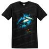 Hammerhead Shark T Shirt Colorful Ocean Wildlife Graphic Diver Gift Art Tee