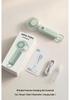 Rechargeable Mini Portable Fan: Long-Lasting, Quiet Turbine for Cool and Humidifying Experience