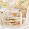 Astuccio Grande Capacità Astuccio Multi Strato Astucci Staccabili Organizer per Penne Borsa Astucci da Viaggio per Trucco