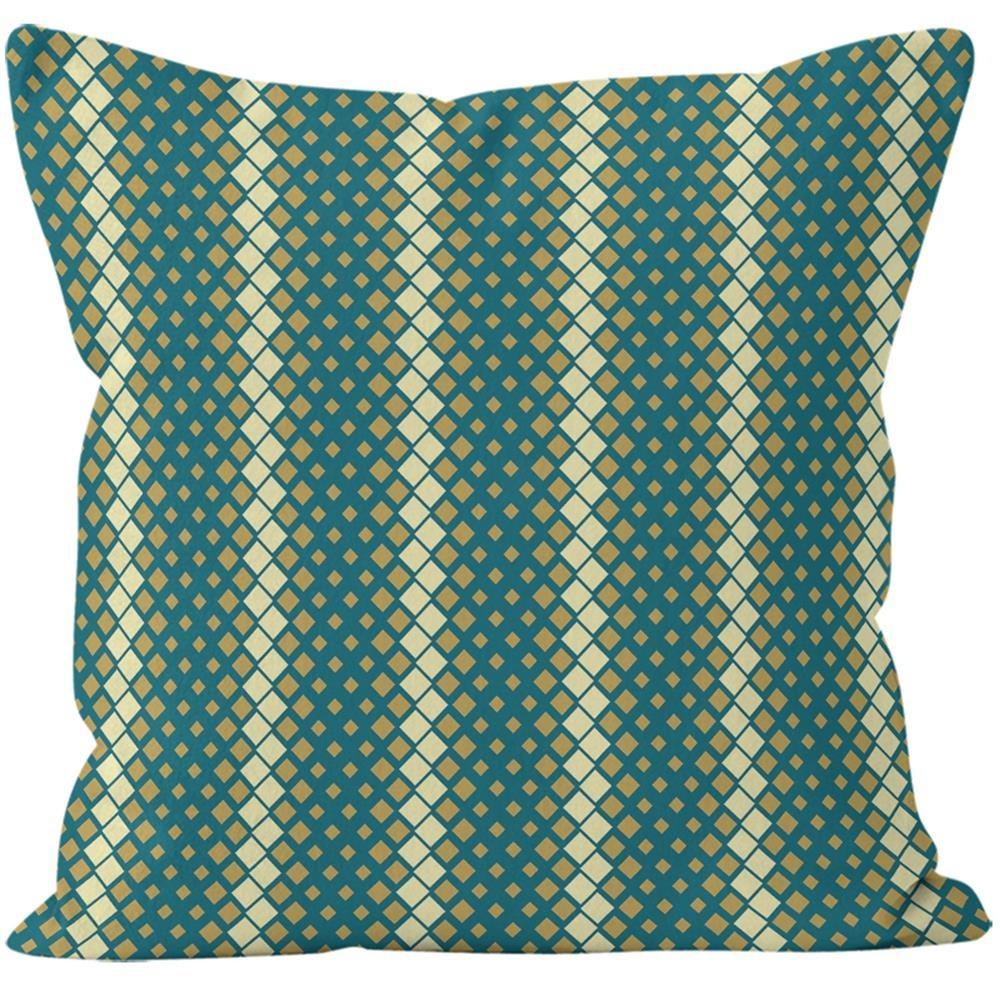 Simple Geometric Retro Pillowcase Dormitory Decoration Office Living Room Home Pillowcase