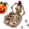3D Realistic Skull Plate Large Capacity Ghost Tray Cartoon Ghost Decorative Plate Food Dessert Candy Salad Snack Plate
