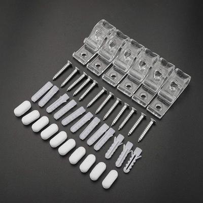 Clear Blind Cord Holder Roller Shade Safety Chain Retainer Cord Guide Fixation Hook for Blinds Cord Beaded Chain Clip