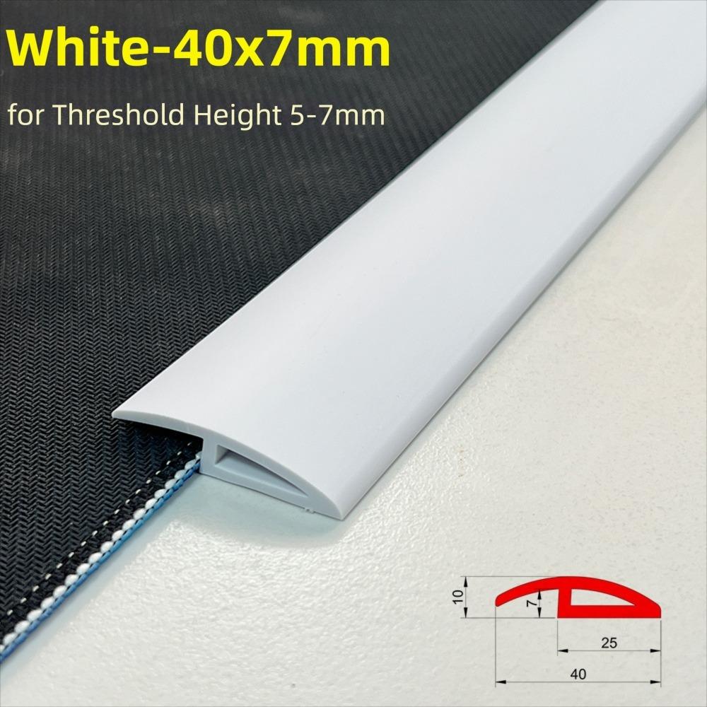 Carpet to Tile Floor Transition Strip Wear-resistant Self Adhesive Edging Trim Strip Household Cuttable Divider Strip Doorway