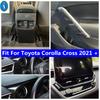 Toyota Corolla Cross  - 2024 için ABS Karbon Fiber Vites Topuzu / Kaldırma Düğmesi Işığı / Kontrol Dekor Paneli Aksesuarları Kaplama Trim